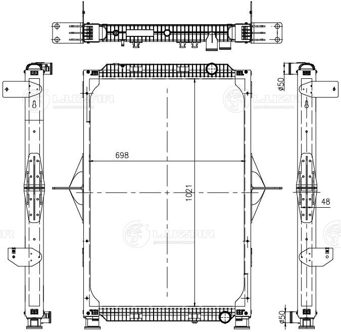 Radiator, racire motor LRc 0934 LUZAR